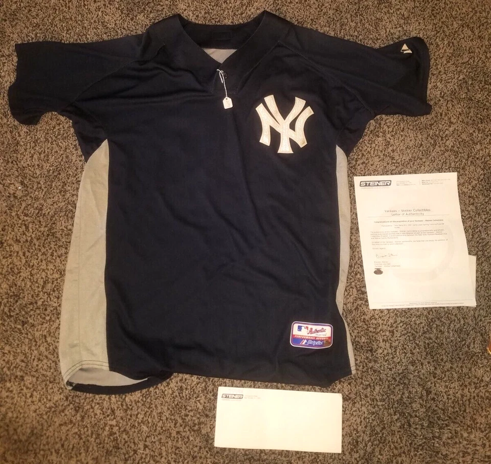 Camiseta 2007 Tony Pena #52 Jogo Usado Spring Training Road BP Faça uma Oferta - Imagem 4 de 4