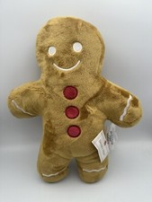 New Target Bullseye Playground Christmas Gingerbread Plush Decorative Pillow 15  