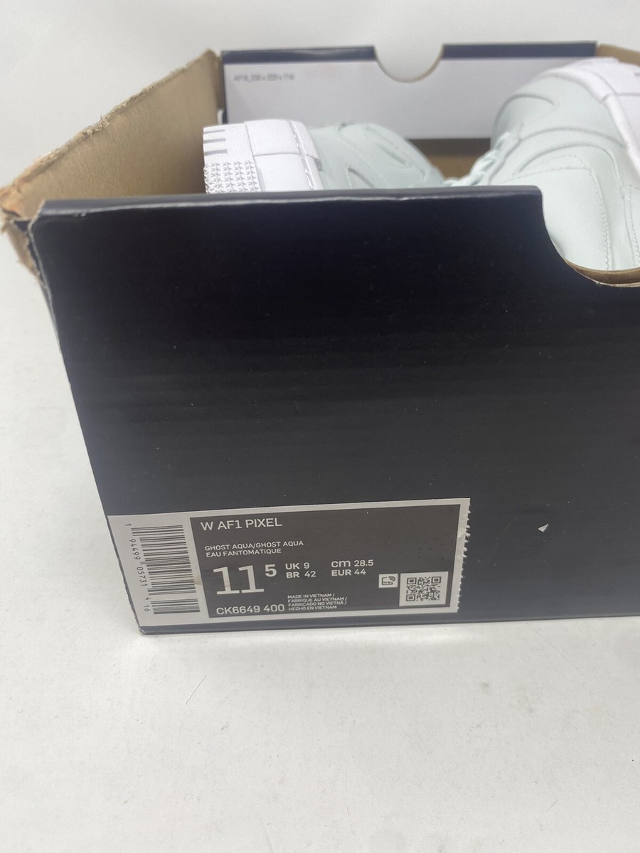 Nike Air Force 1 Pixel Ghost Aqua CK6649-400 Sneakers Shoes