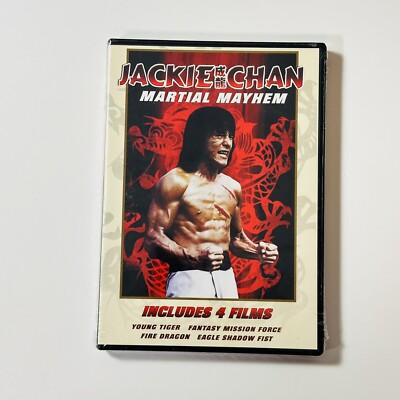 Jackie Chan - Martial Mayhem, 4 Films (DVD, 2014) Eagle Shadow Fist, Young Tiger