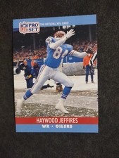 1990 Pro Set Haywood Jeffires #511 Houston Oilers Football Card