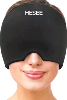 Migraine Relief Cap Headache Relief for Sinus, Puffy Eyes, Hot & Cold Therapy.