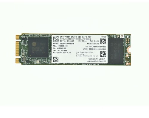 Dell 7J88T - Disque SSD M.2 SATA Dell 180 Go - SSD 6 Gbit/s - Intel