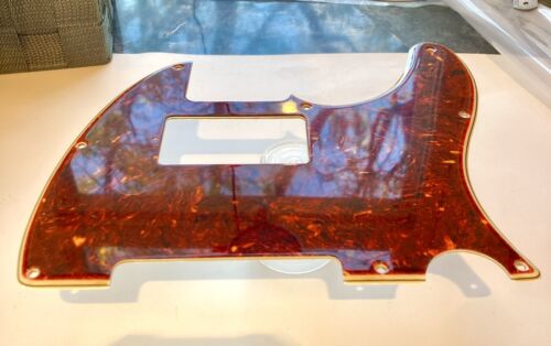 Aged Relic'd Tortoise Pickguard for Fender 8 Hole Telecaster w/ Neck Humbucker - Picture 4 of 17