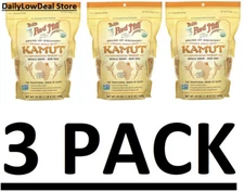 3 PACK - Bob's Red Mill Organic Whole Grain Kamut 24 oz Pkg (Total 4.5 lb)