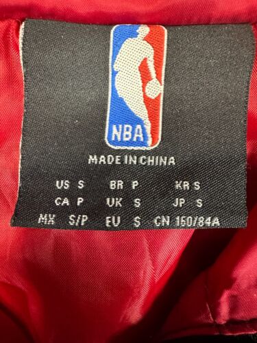 Y2K Jacket Chicago Bulls Windbreaker Pull Over Men's S Youth L Nylon NBA Retro - Picture 6 of 9