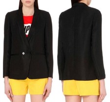 SANDRO paris 590 black verica textured blazer size 36 small