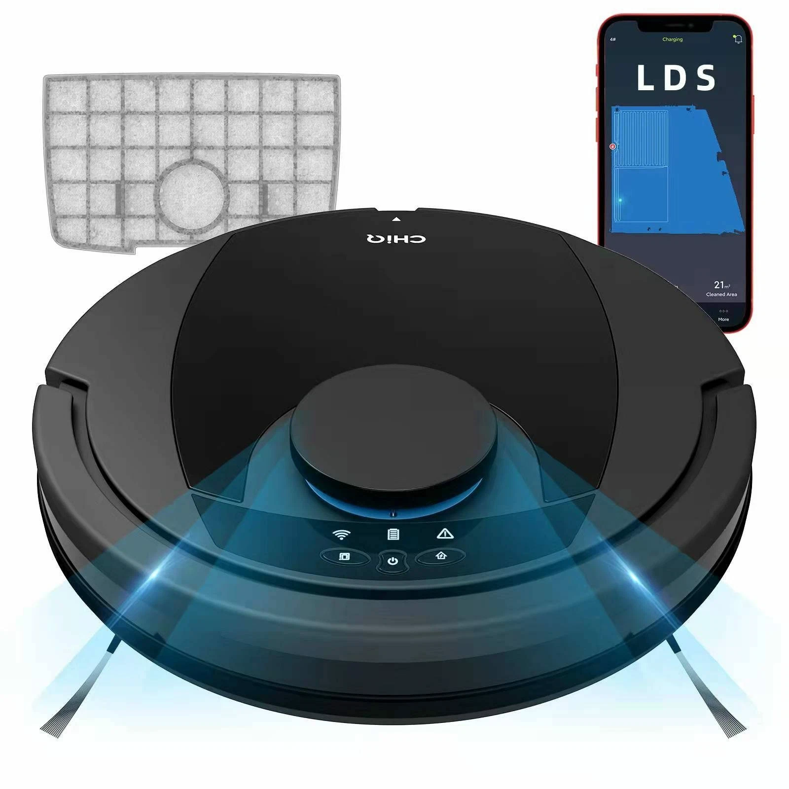 Chiq C5L LDS Robot Vacuum Cleaner Hoover #LB