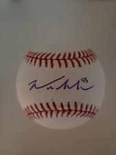 Michael Saunders Autographed MLB Baseball Blue Jays Mariners Phllies PSA 