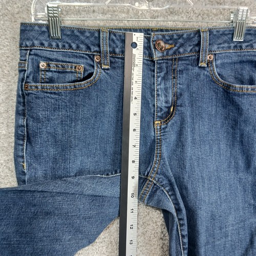 DKNY Jeans Womans size 10 Long Jean shorts 5 pockets Cuffed legs - Picture 9 of 12