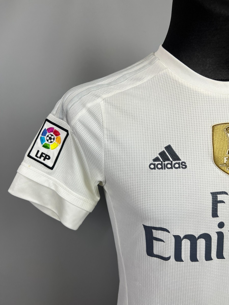 REAL MADRID 2015 2016 HOME SHIRT FOOTBALL SOCCER JERSEY ADIDAS AK2494 SIZE S