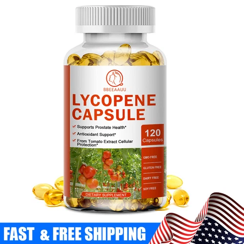 Lycopene Capsules Tomato Extract Complex High Potency For Immune Heart Health