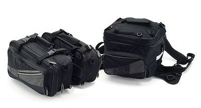 MOTORRAD GEPÄCKTASCHEN HECKTASCHE ERWEITERBAR MOTORRAD TOURING SATTELTASCHEN