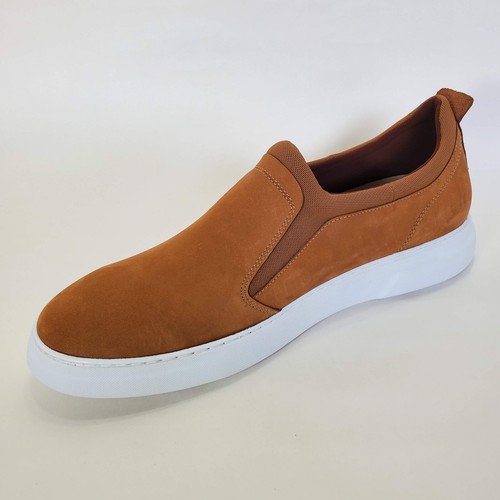 Samuel Hubbard Men's 13 M Shoes Flight Slip-On M1620-015 Nutmeg Nubuck Loafers - Picture 13 of 20