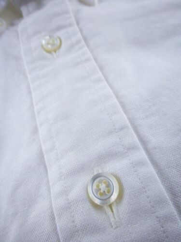 Camisa Brooks Brothers Blanca Oxford XXS Calce Ajustado EE. UU. TB 0 - 14.5 Nueva - Imagen 2 de 11