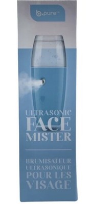 b.pure Ultrasonic Face Mister, Glow on the Go, Instant Dewy Skin, Blue