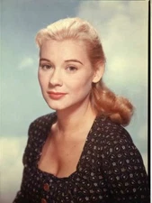 Hope Lange Striking Color Studio Portrait 1950's Original 8x10 Transparency