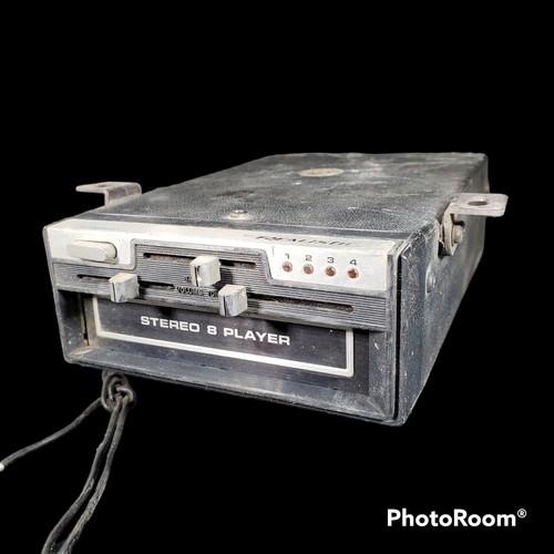 Vintage Realistic Stereo 8 Player Car Auto 8 track Player Model 12-1802 UNTESTED