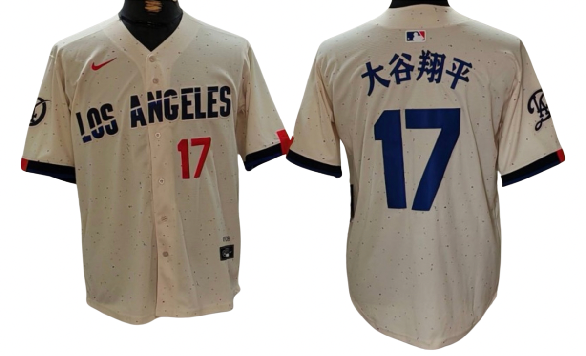 Shohei Ohtani Los Angeles Dodgers Kanji Japanese Stitched Shohei Ohtani Los Angeles Dodgers Kanji Japanese Stitched
