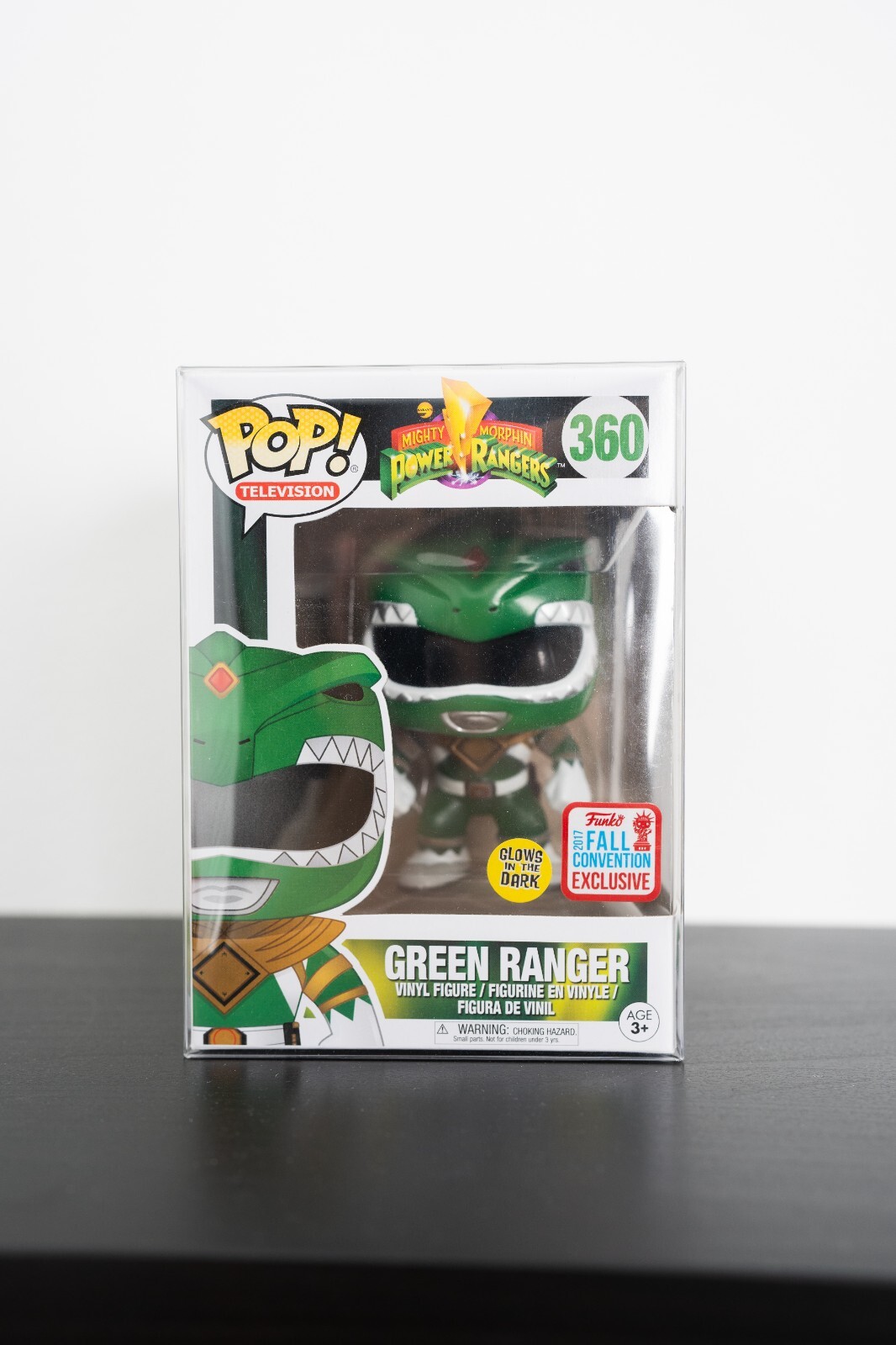 Funko Pop Vinyl: Power Rangers - Green Ranger - Glow - New York Comic Con