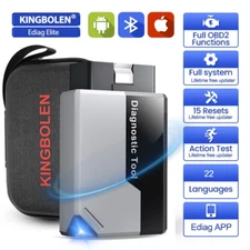 【Lifetime Free Update】2025 KINGBOLEN EDIAG ELITE OBD2 Scanner All System  CANFD