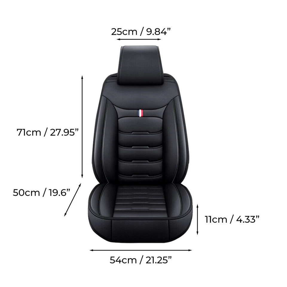 5 Seat Full Set Car Seat Covers Leather For Infiniti FX35 FX45 M35 G35 G37 EX35 Foto 4 de 4