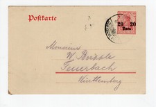 [2302] Poczta Niemiecka w Turcji: CONSTANTINOPOL wg FEUERBACHA 1910 !!RRR!!