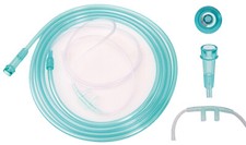 10x Sauerstoffbrille grün weich/soft Sauerstoffbrillen O2- Nasenbrille DEHP-frei