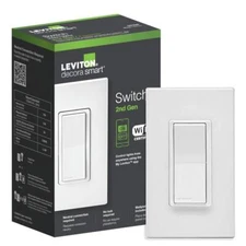 Decora Smart 15 Amp Wi-Fi Smart Rocker Light Switch with Alexa, Google and 2nd