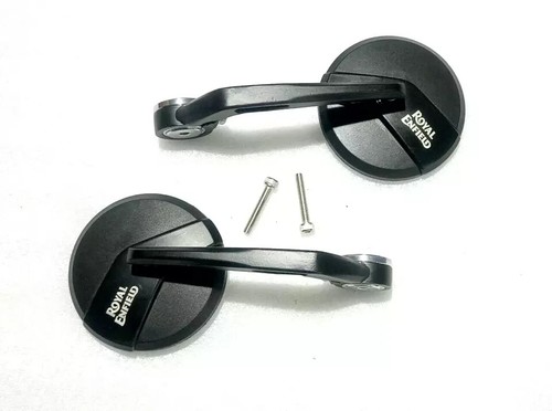 Bar End Mirror With Adaptor Mount Fits Royal Enfield Meteor, Interceptor, GT 650 - Picture 8 of 9