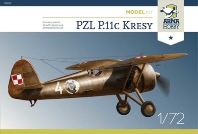Arma Hobby 70017 - 1:72 PZL P.11c Kresy Model Kit - Neu