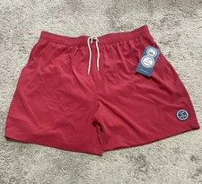 Life Is Good Shorts Mens XL Faded Red Logo Lined Swim Trunks Swimming NWT