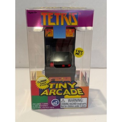 NIB The Worlds Smallest Tiny Arcade Tetris, Multicolor, 3.75'' Fully Functional