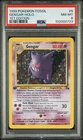 1999 POKEMON FOSSIL 1ST EDITION #5 GENGAR-HOLO PSA 8