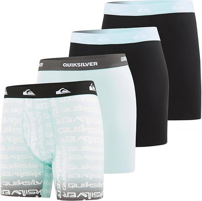 Quiksilver Men's 4 Pack Boxer Briefs - Size M