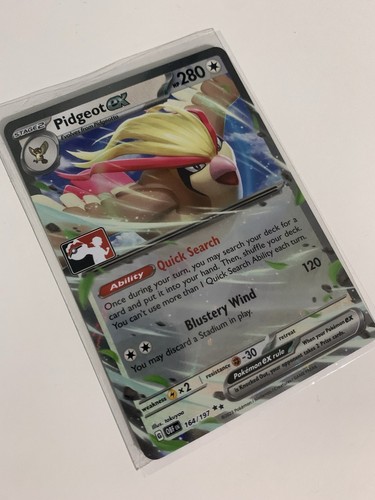 1x Pidgeot ex 164/197 Prize Pack Series Cards NM - Picture 1 of 2