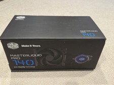 Cooler Master MasterLiquid Pro 140 FlowOp Liquid CPU Cooler - Black. Never Used