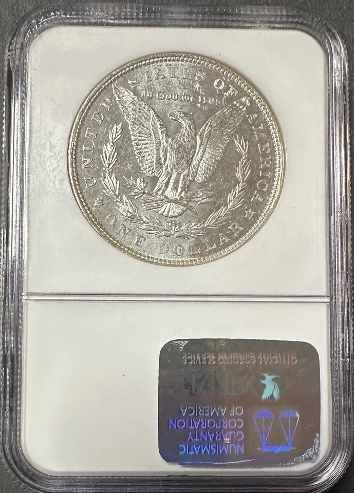 1887 $1 Morgan Silver Dollar Binion Collection MS 63 PL - Image 2 of 4