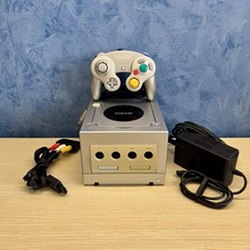 Console Nintendo GameCube Argento Silver DOL-001 con Controller E Cavi