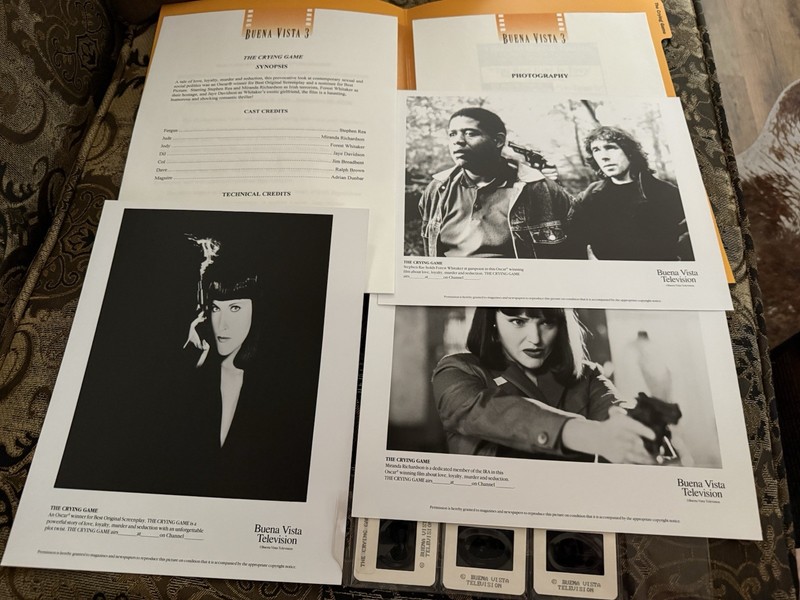 The Crying Game Press kit Stephen Rae Miranda Richardson Film Slides And Stills