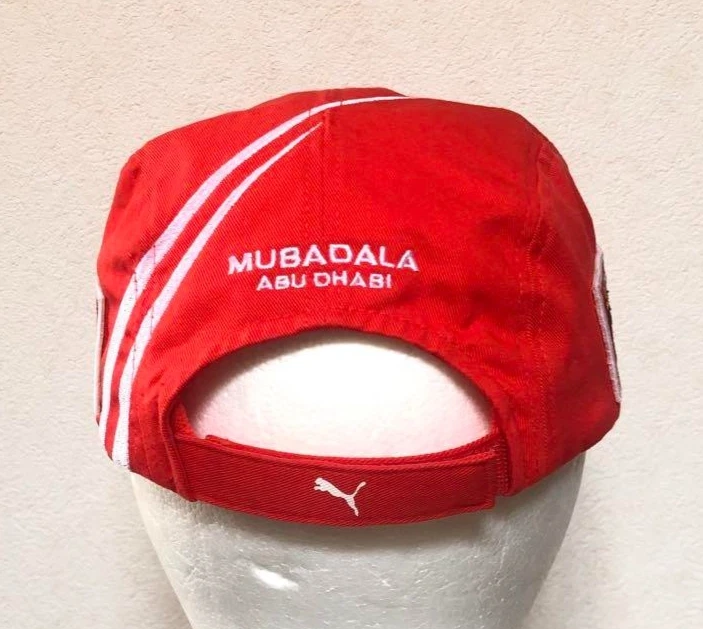 PUMA TEAM FERRARI MUBADALA Kimi Raikkonen F1 Racing Cap Hat RED Size Ajastable F - Image 3 of 4