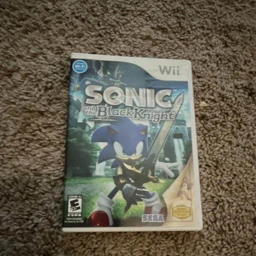 SEGA Sonic and the Black Knight Nintendo Wii 2009 Manual Included