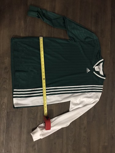 Maglia calcio vintage Adidas made in USA manica lunga uomo media