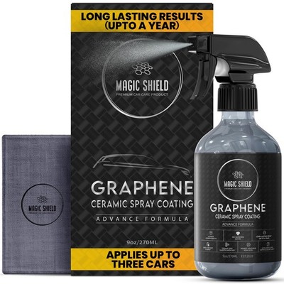 Graphene Ceramic Spray Coating - LAST SO LONG Quick  Easy for Cars, Motorcycl...