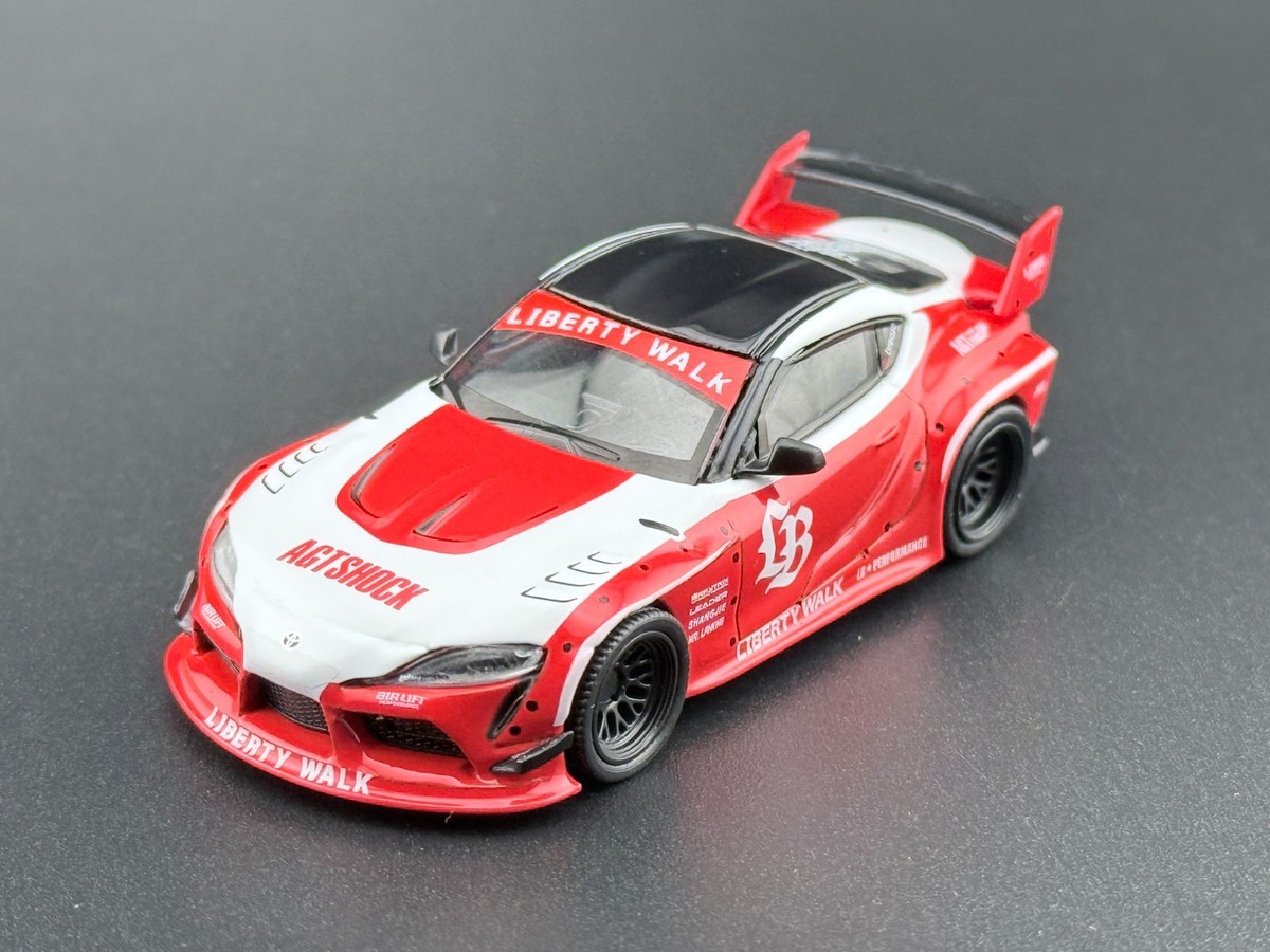 Mini GT LB WORKS Toyota GR Supra – Red/White #1103 1/64 | eBay