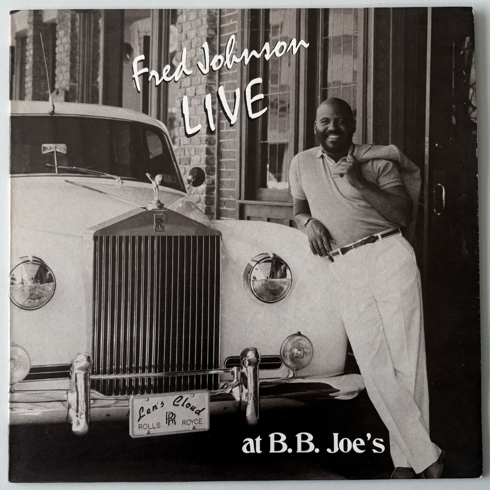Fred Johnson - Live At B.B. Joes - 1984 Offshore Rare First Pressing Vinyl LP