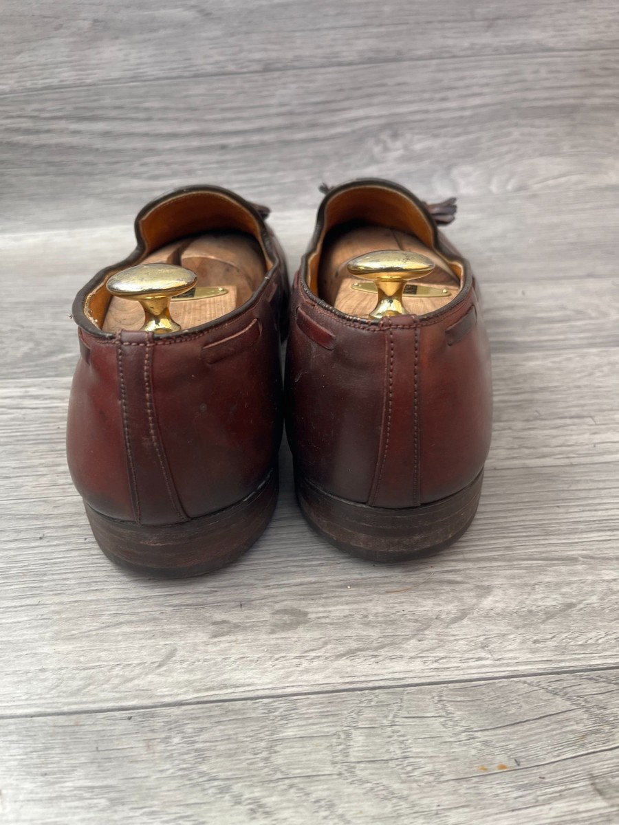 ALDEN 3670 Shell Cordovan Leather Dark Brown Sz 9.5 B/D Mens Tassel Loafer Shoes ALDEN 3670 Shell Cordovan Leather Dark Brown Sz 9.5 B/D Mens  main image 2