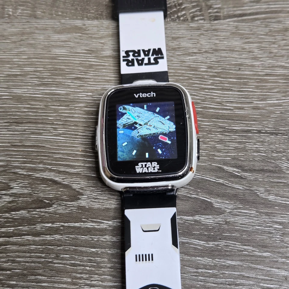 Vtech Star Wars First Order Stormtrooper SmartWatch Rare White Clock - Image 3 of 4