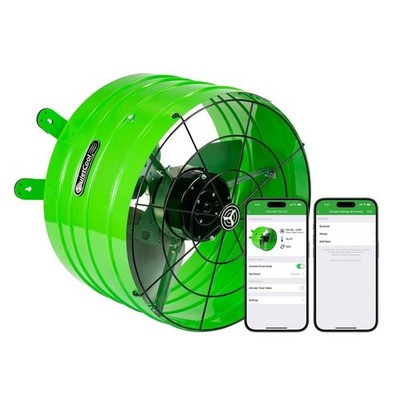 QuietCool Attic Fan 2830-CFM 3-Speed Gable Mount Smart App Controlled