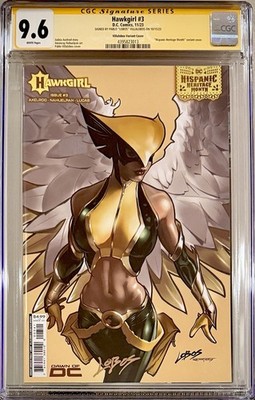 Hawkgirl #3 - CGC SS 9.6 Signed by Pablo Lobos Villalobos - Limited Variant